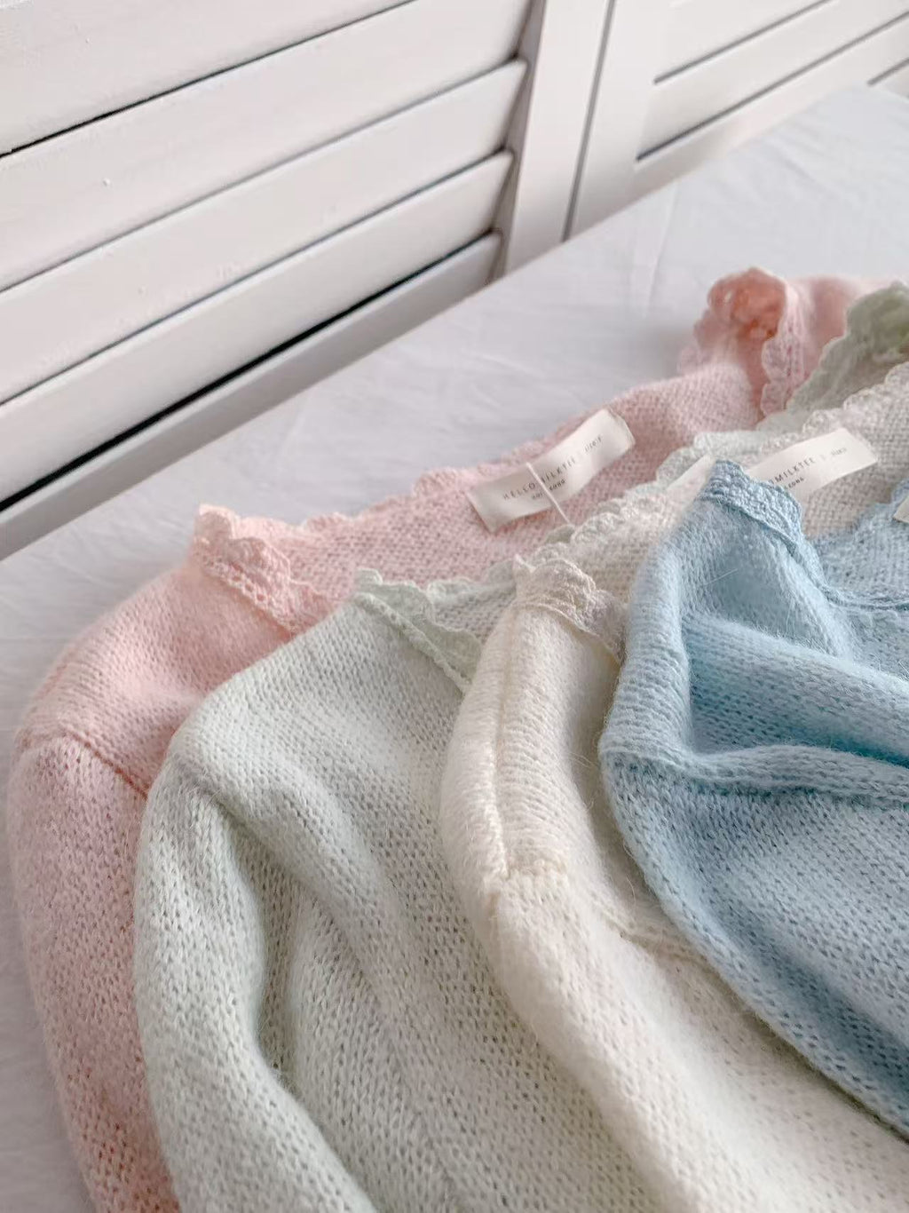 HELLO MILK TEE- 86033 針織開衫