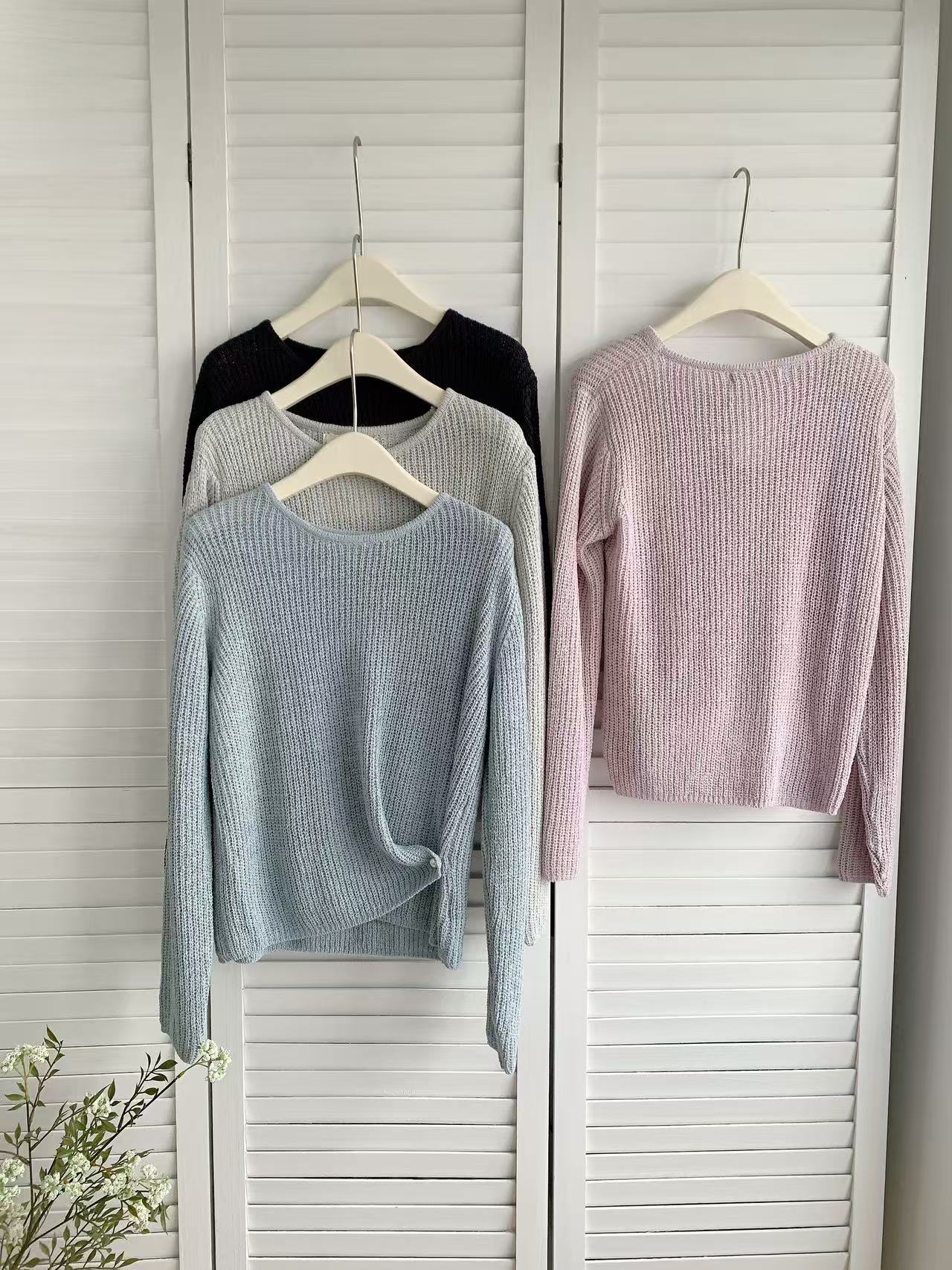 HELLO MILK TEE- 86062 圓領長袖衫