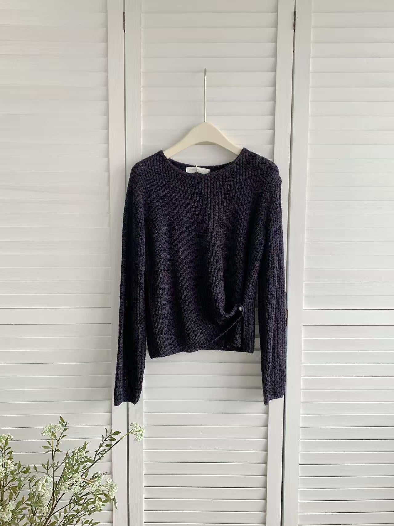 HELLO MILK TEE- 86062 圓領長袖衫