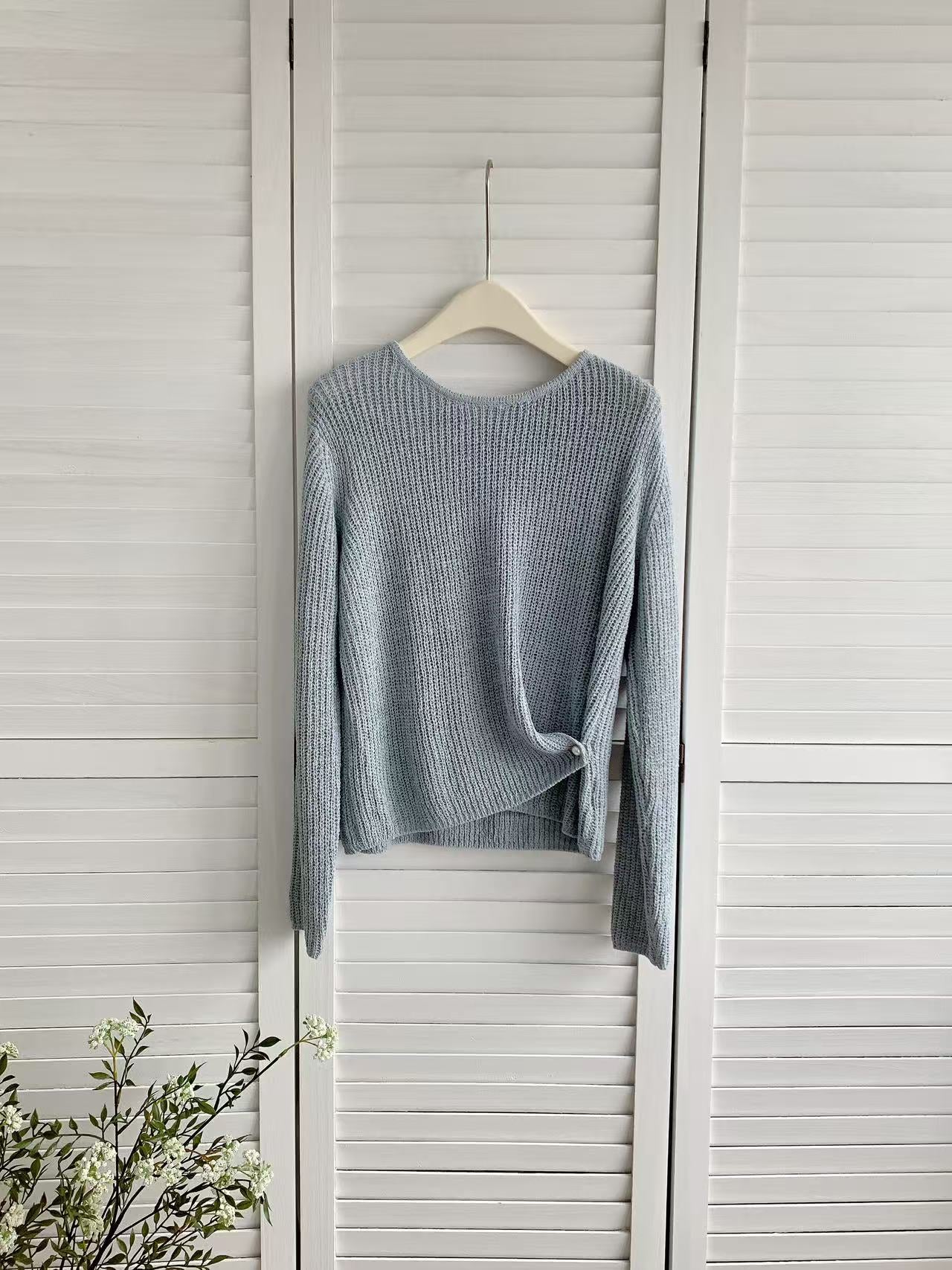 HELLO MILK TEE- 86062 圓領長袖衫