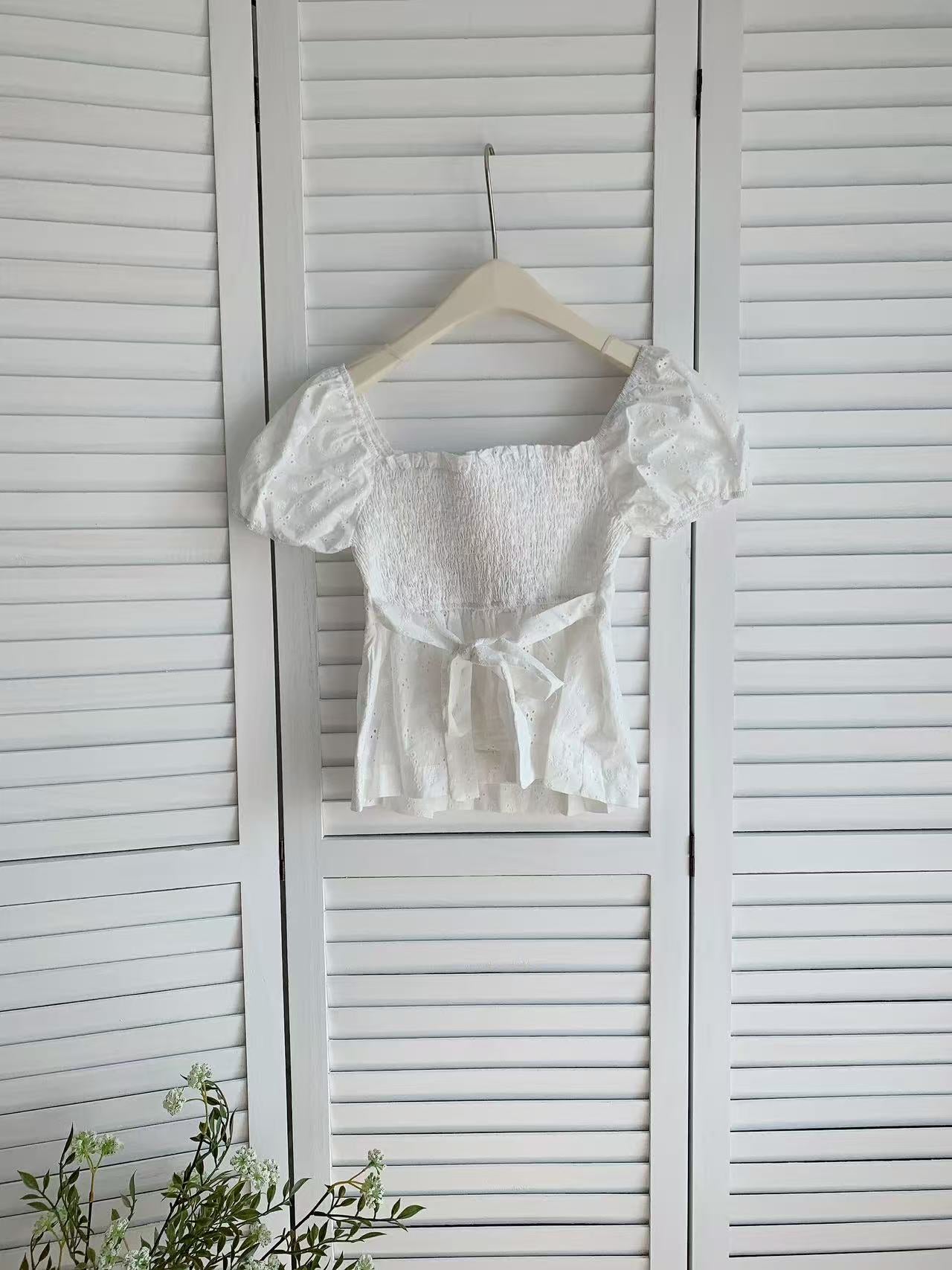 HELLO MILK TEE- 86037 百搭小衫