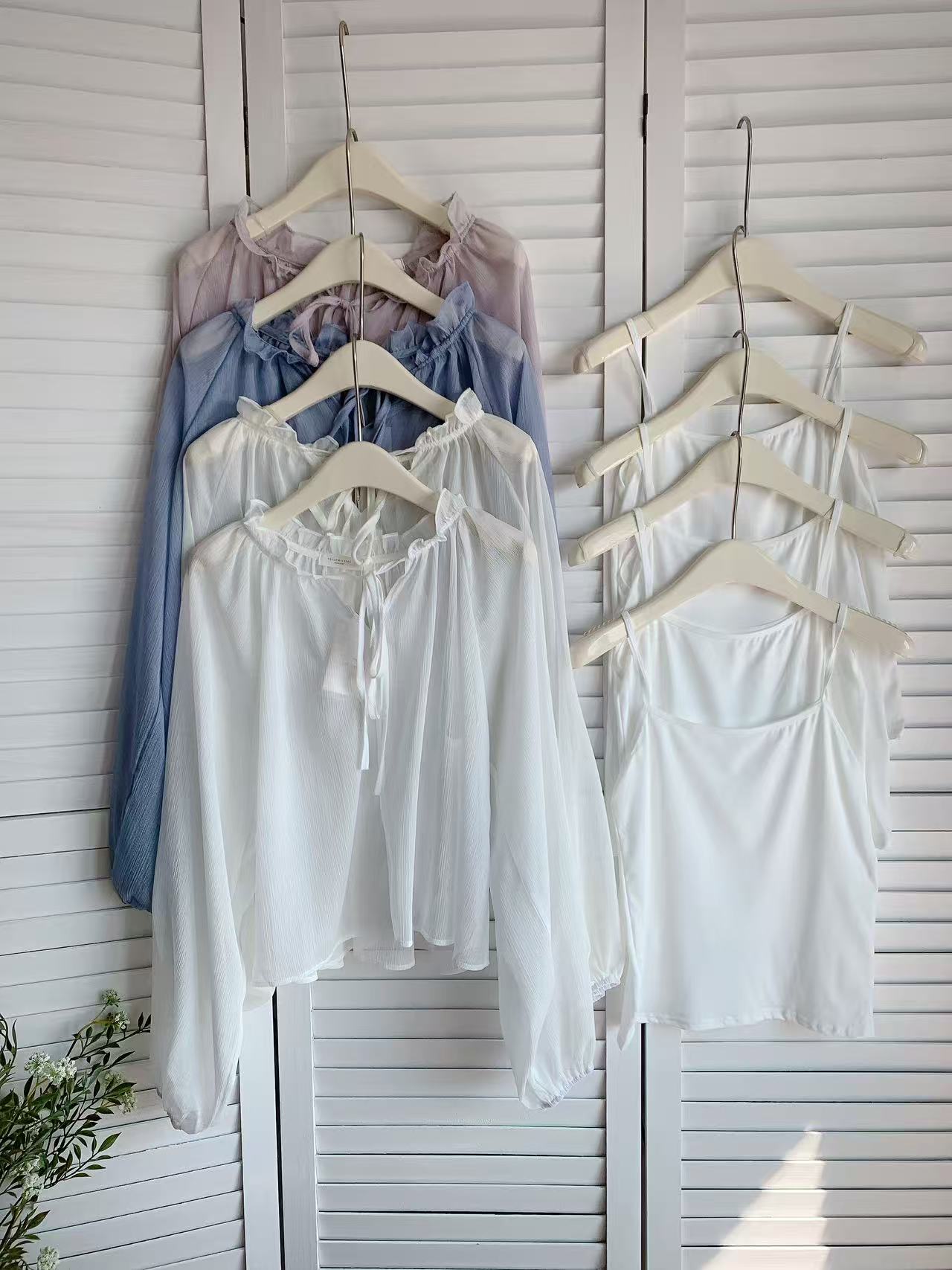 HELLO MILK TEE- 86065 網紗套裝