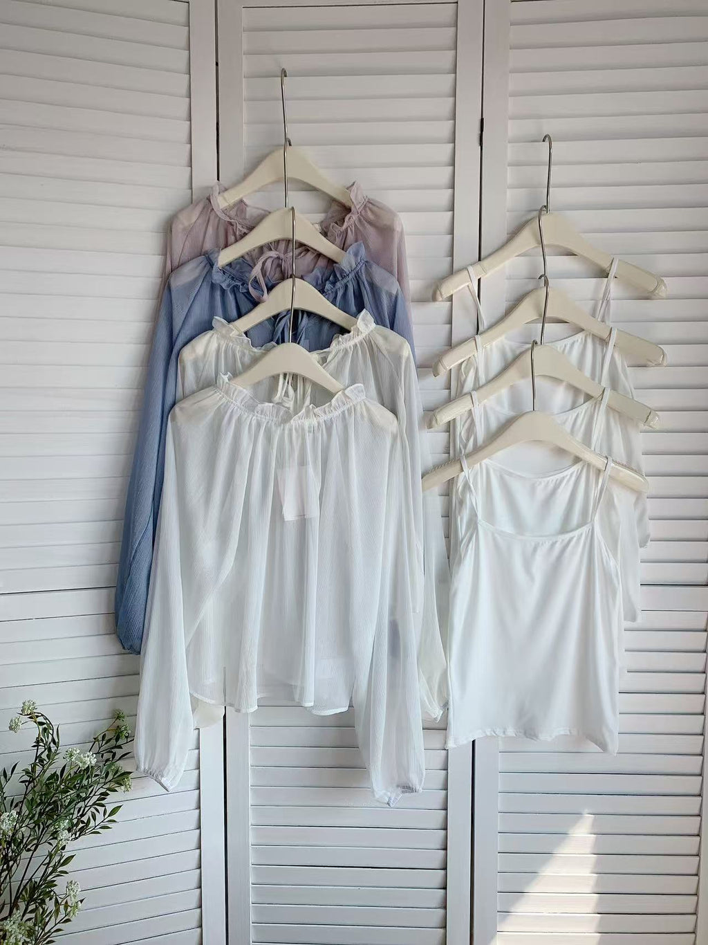 HELLO MILK TEE- 86065 網紗套裝