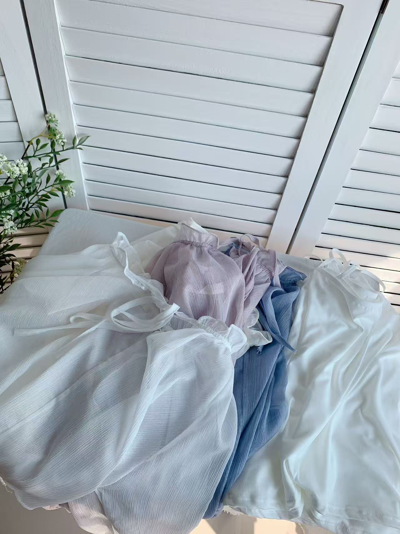 HELLO MILK TEE- 86065 網紗套裝