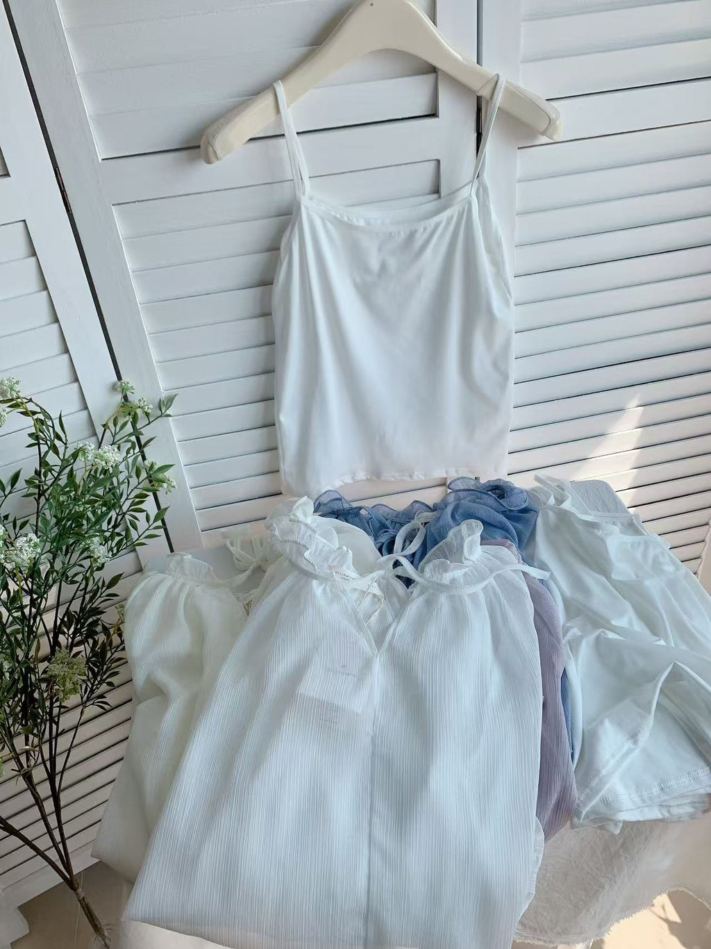 HELLO MILK TEE- 86065 網紗套裝