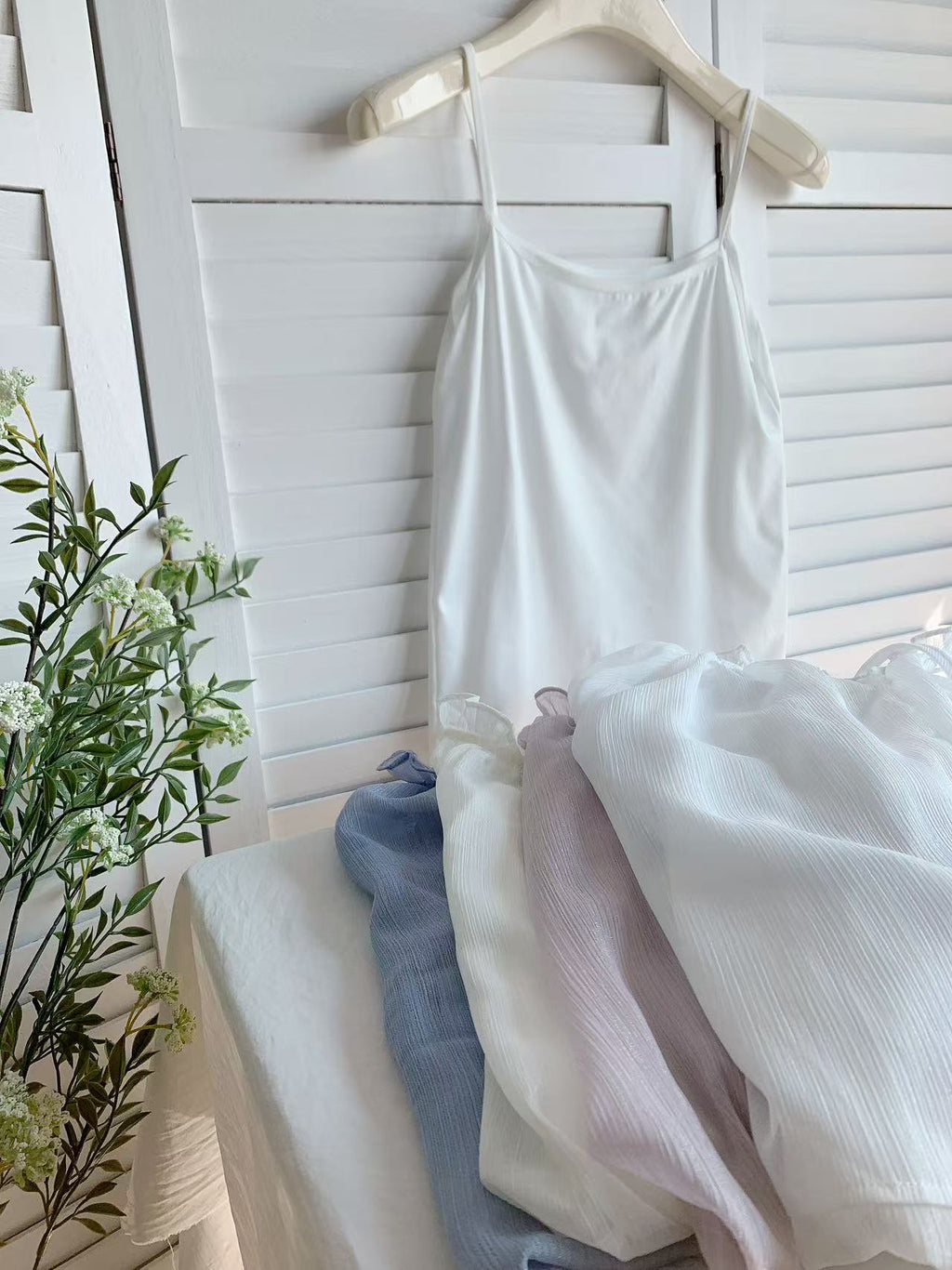 HELLO MILK TEE- 86065 網紗套裝