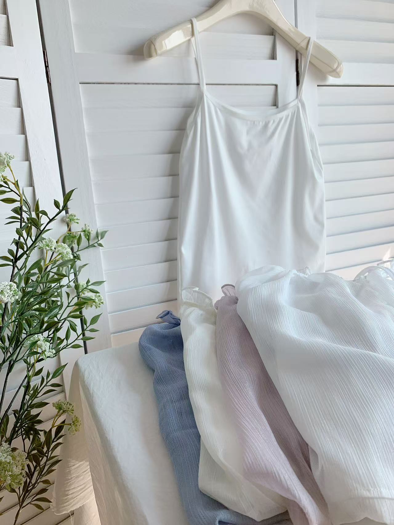 HELLO MILK TEE- 86065 網紗套裝