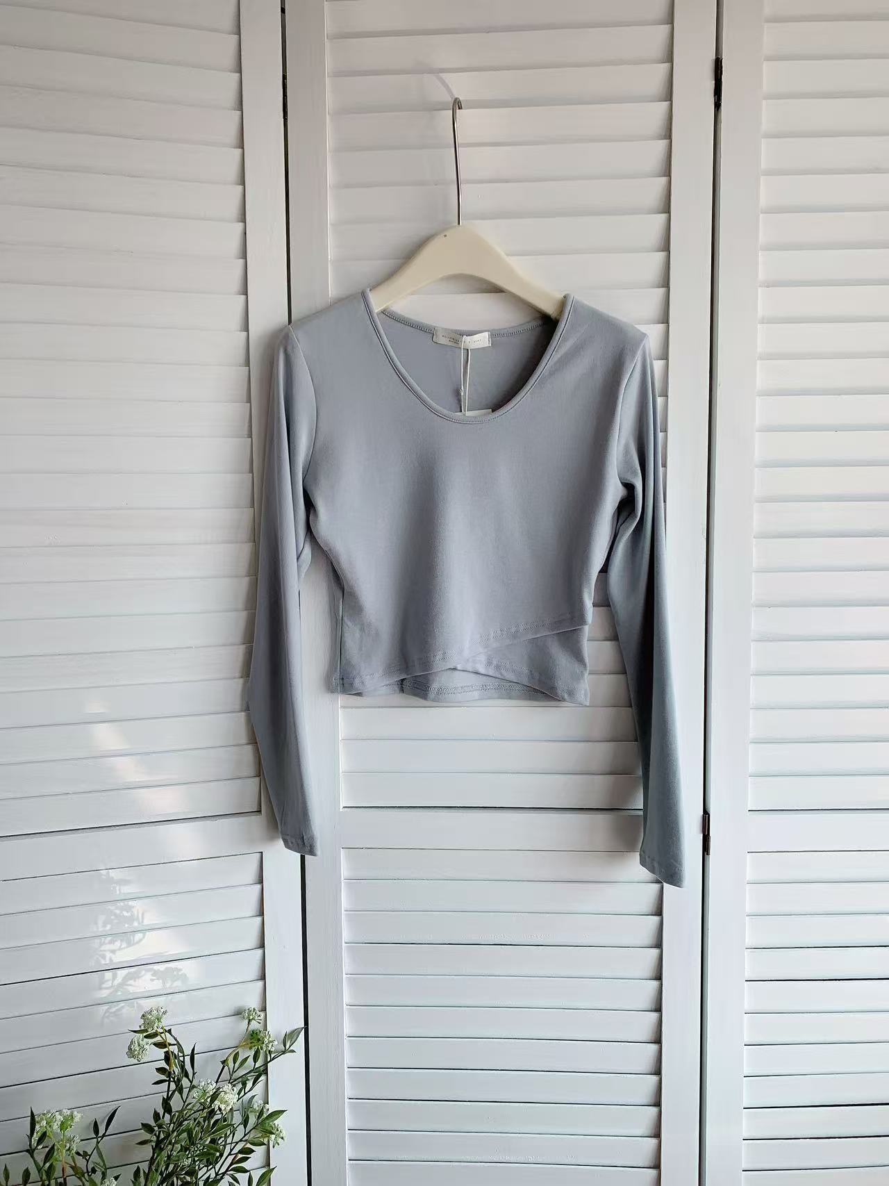 HELLO MILK TEE- 86022 圓領上衣