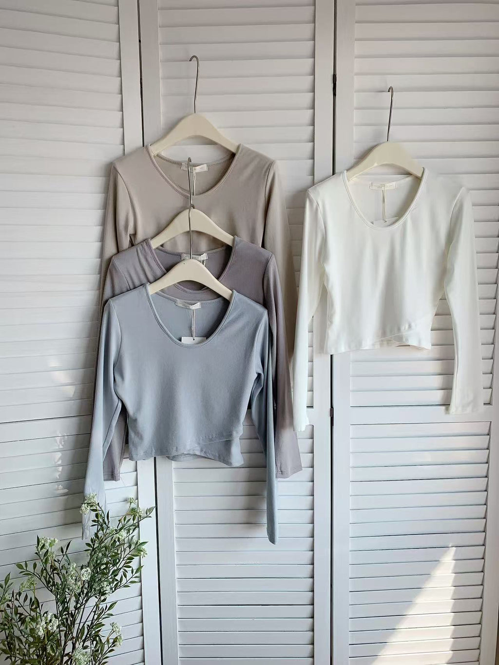 HELLO MILK TEE- 86022 圓領上衣