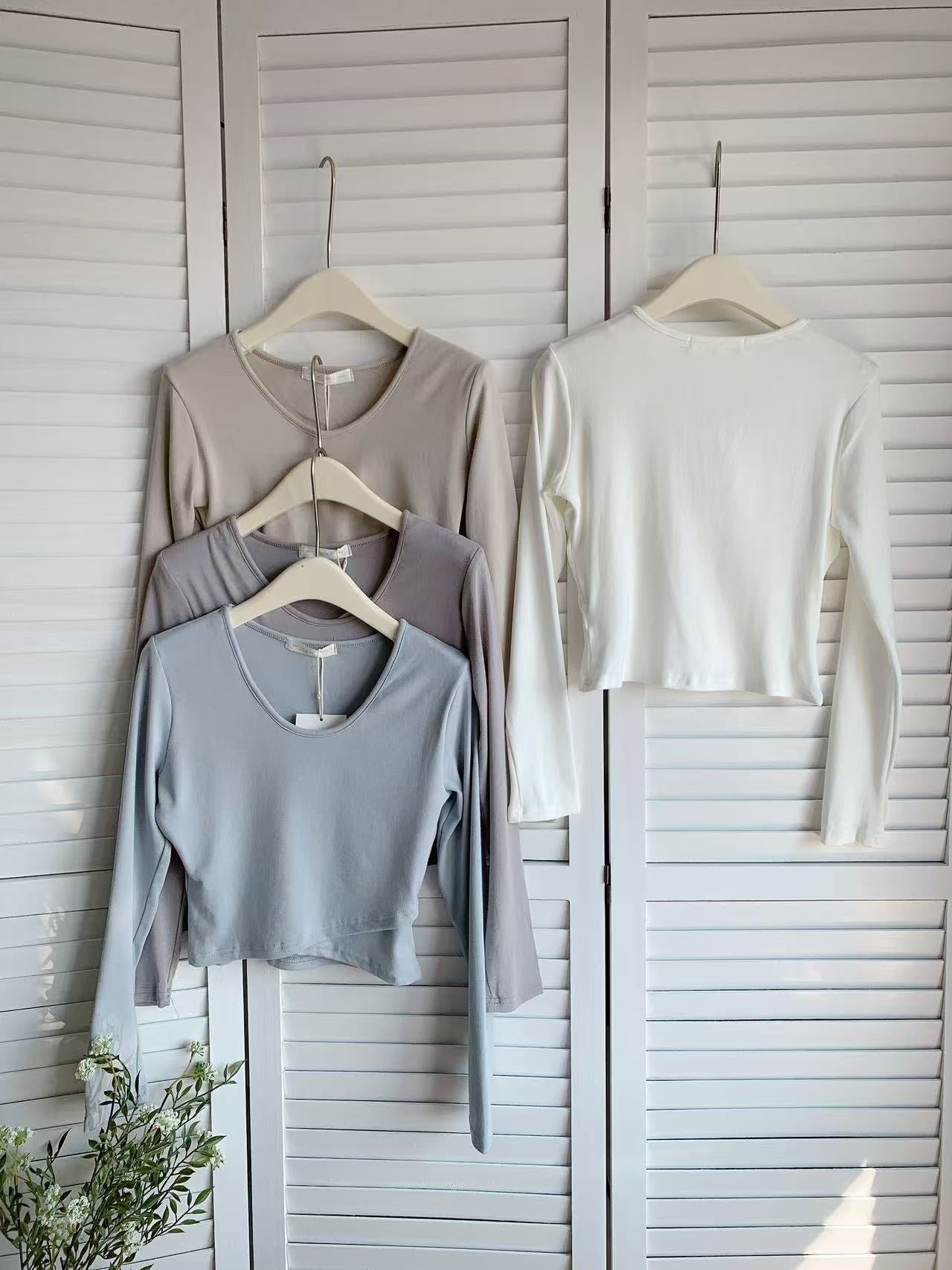 HELLO MILK TEE- 86022 圓領上衣