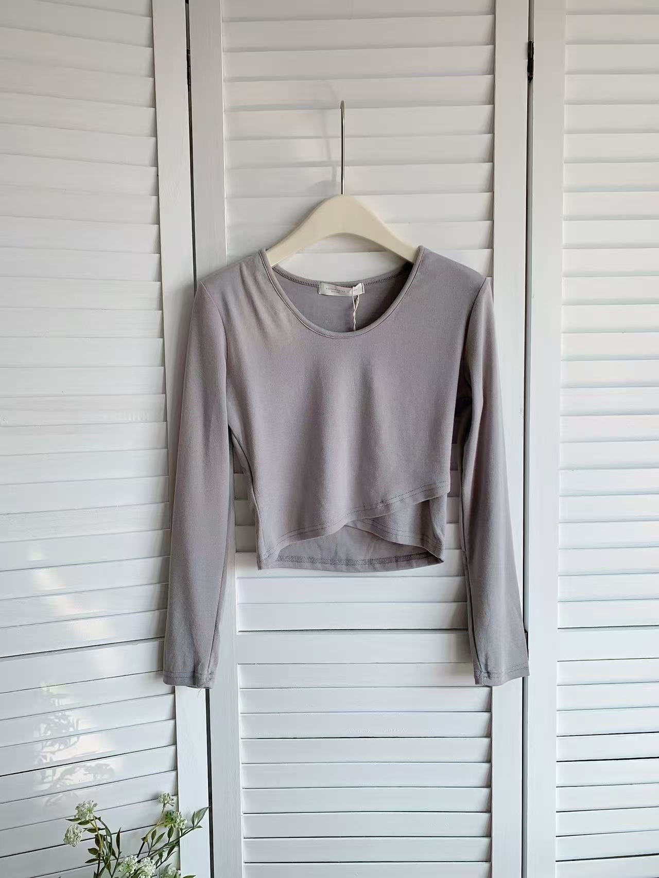 HELLO MILK TEE- 86022 圓領上衣