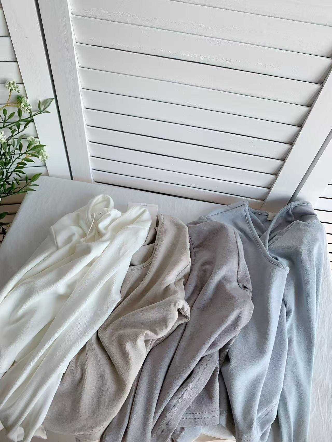 HELLO MILK TEE- 86022 圓領上衣