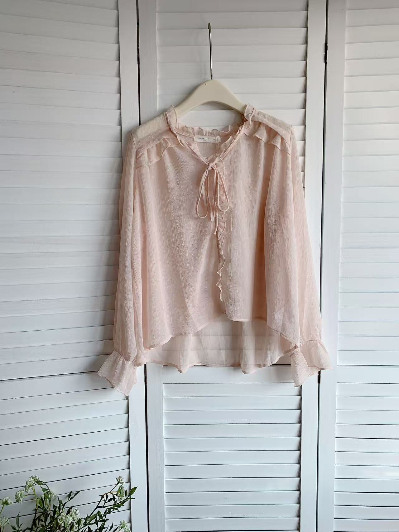 HELLO MILK TEE- 86068 百搭襯衣