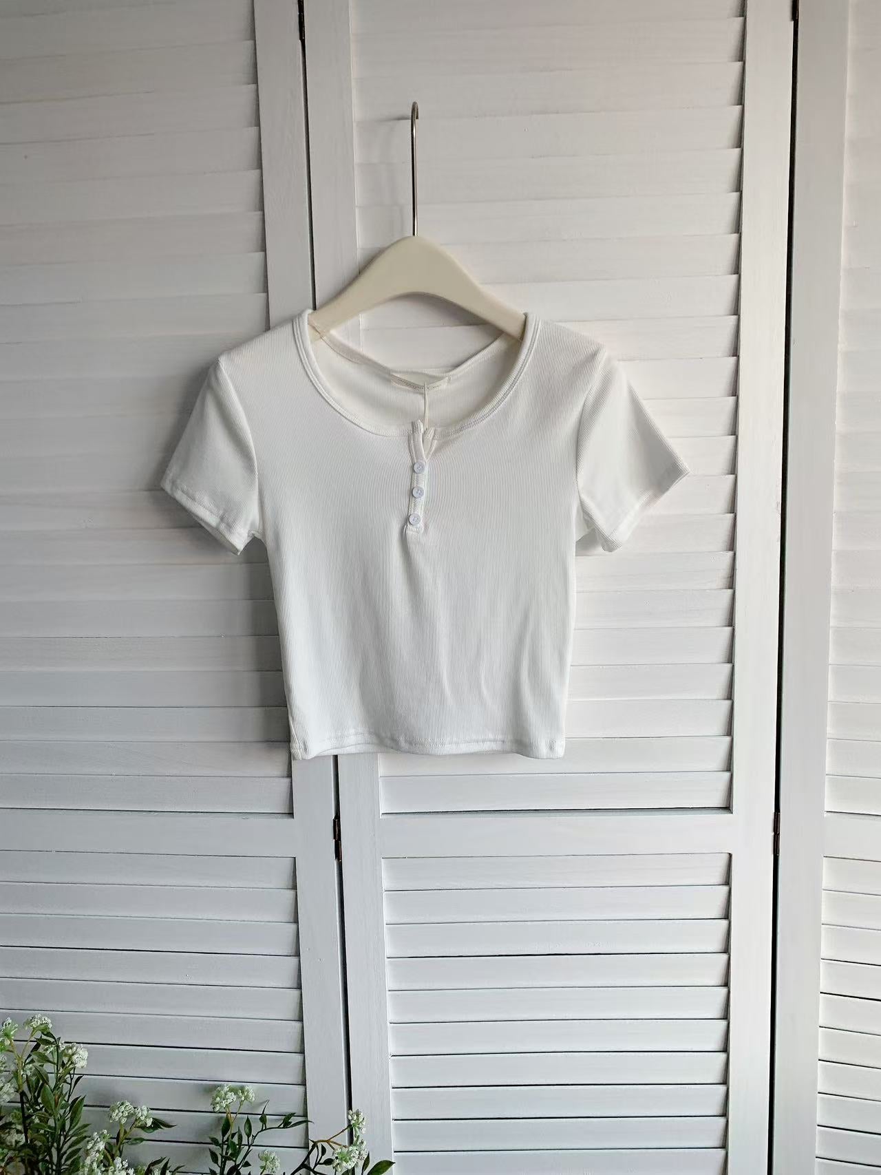 HELLO MILK TEE- 86025 短袖上衣