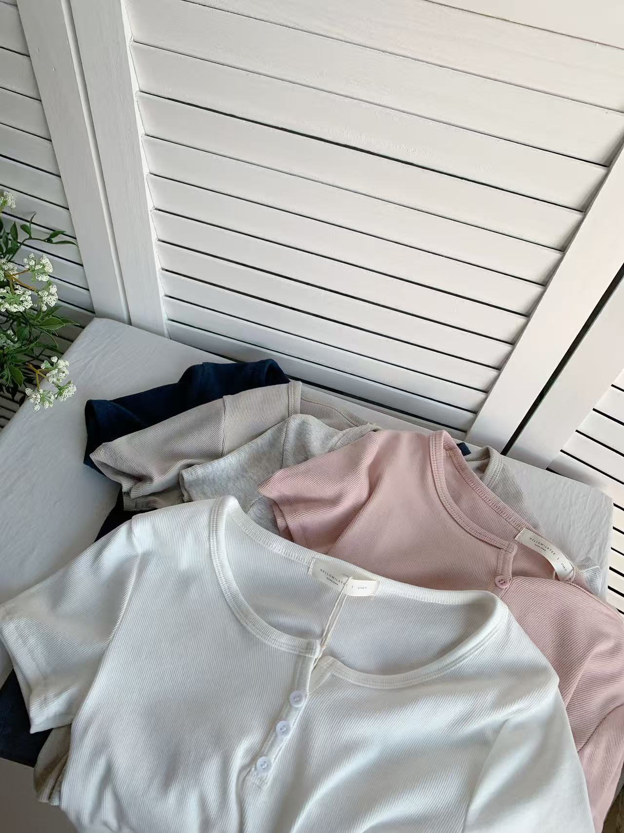 HELLO MILK TEE- 86025 短袖上衣