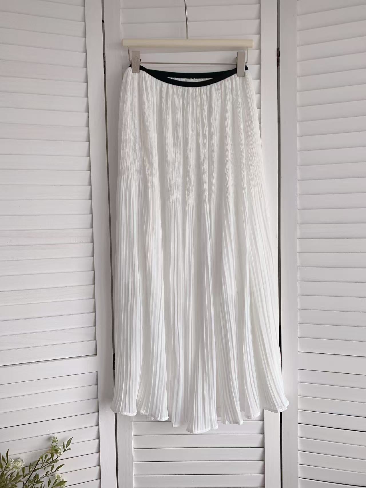 HELLO MILK TEE- 86104 雪紡半裙