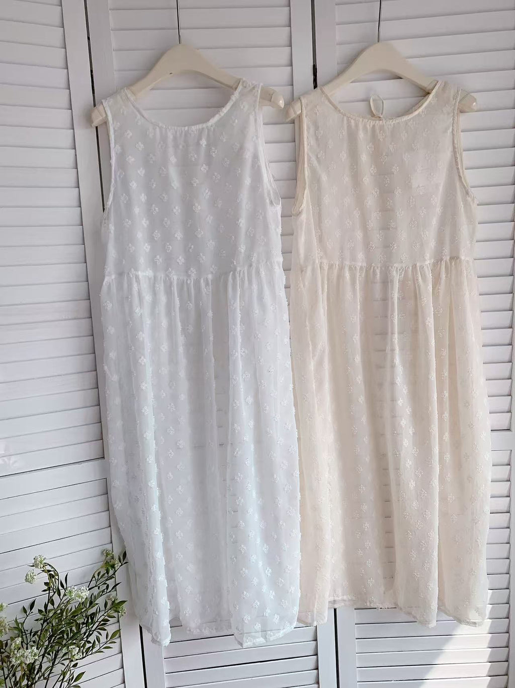 HELLO MILK TEE- 86172 簡約背心裙