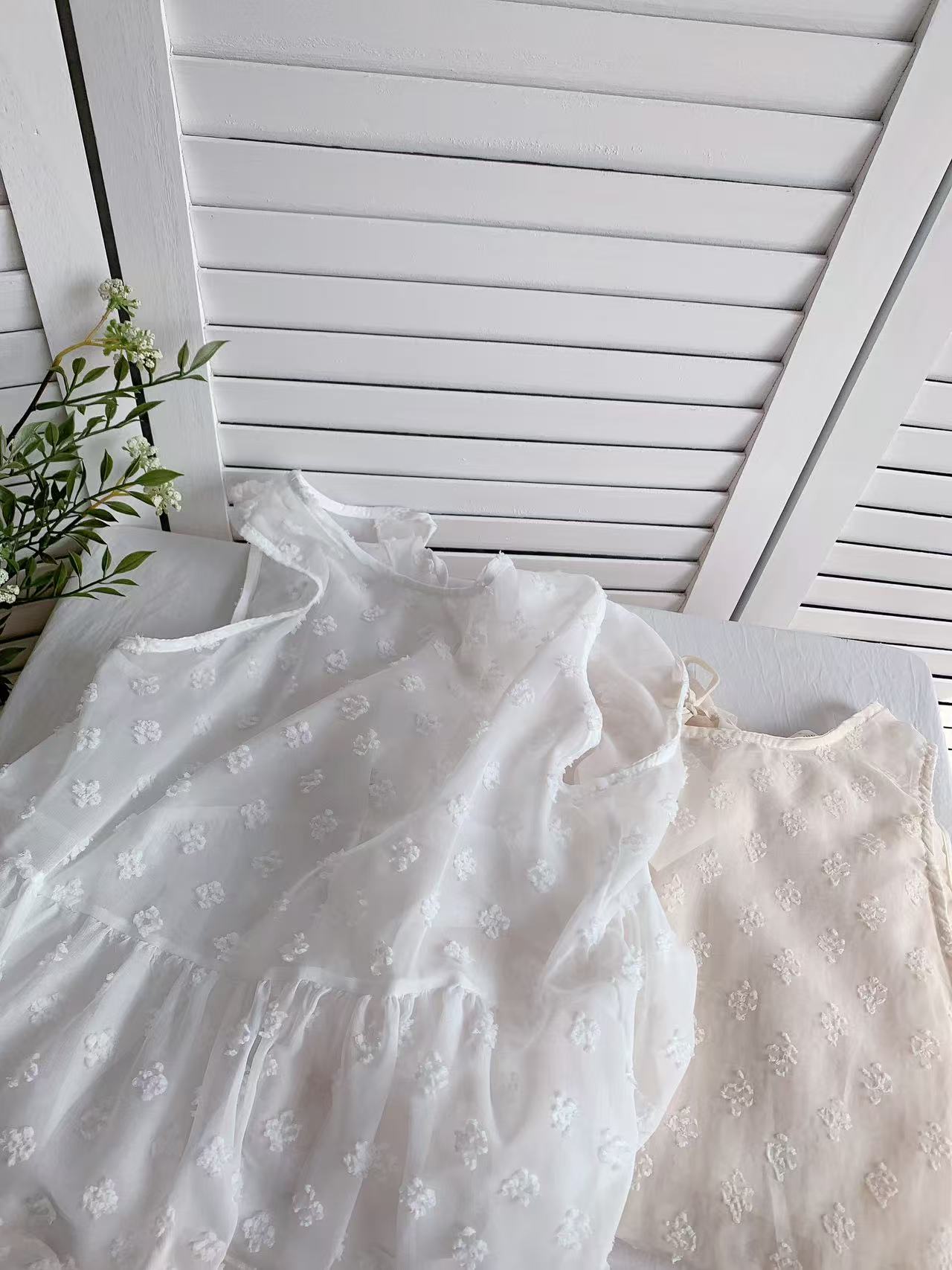 HELLO MILK TEE- 86172 簡約背心裙