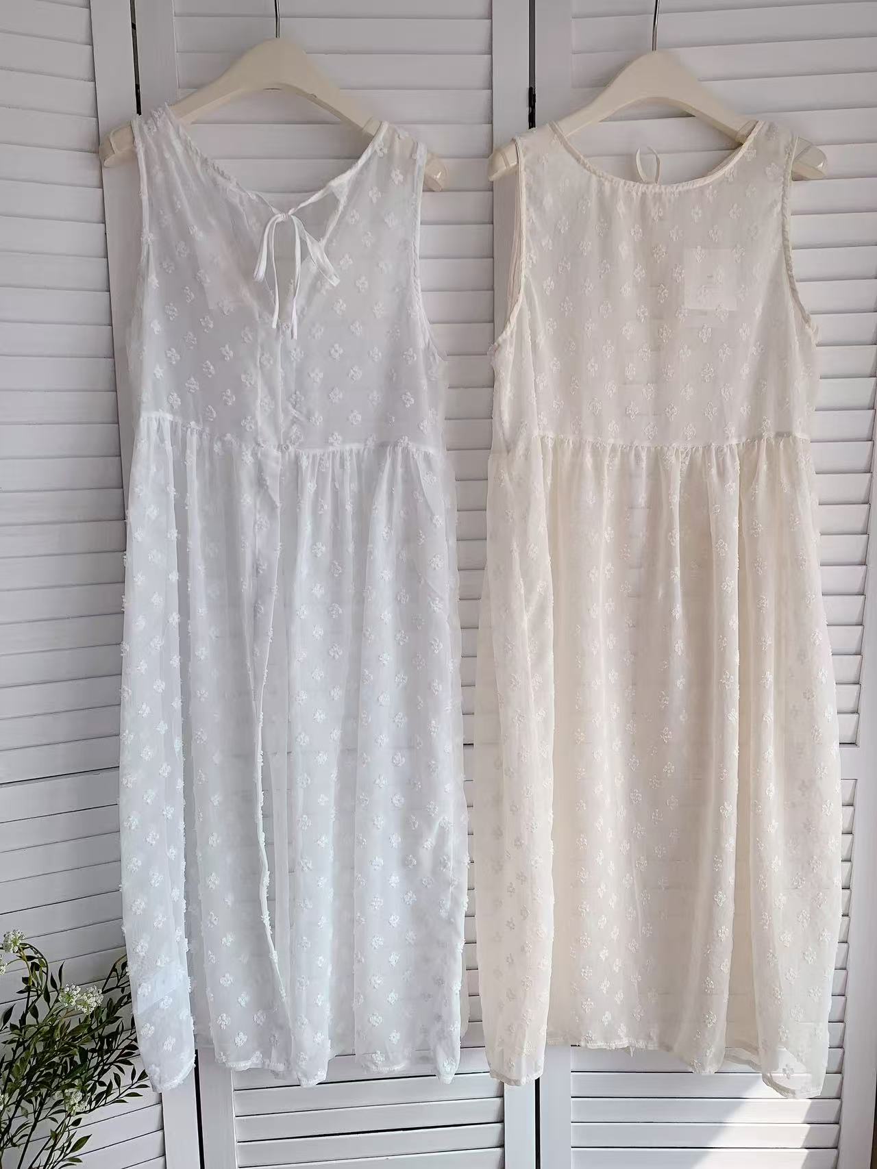 HELLO MILK TEE- 86172 簡約背心裙