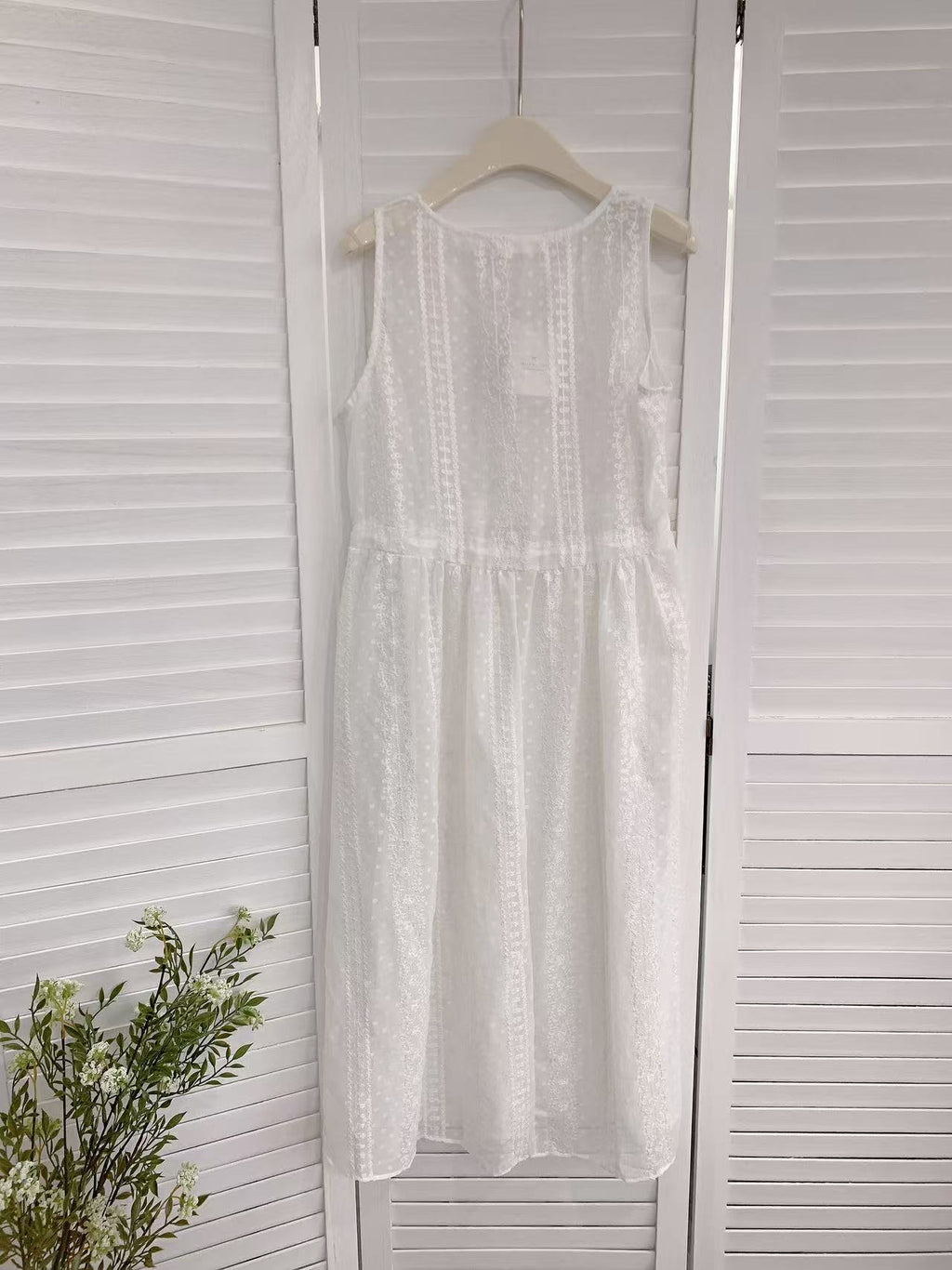 HELLO MILK TEE- 86167 無袖連衣裙