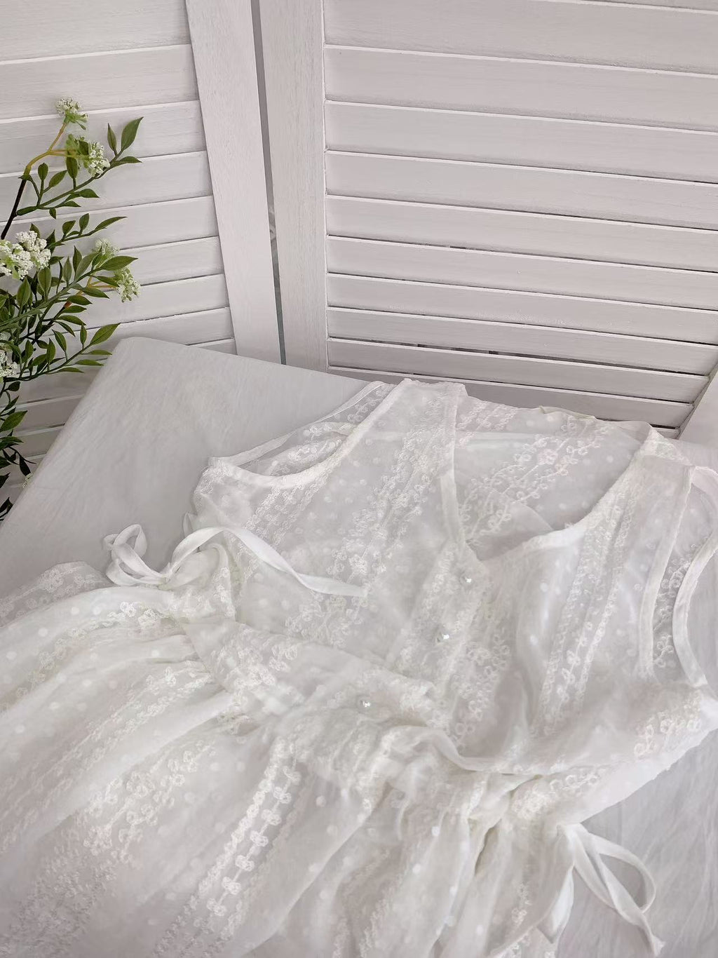 HELLO MILK TEE- 86167 無袖連衣裙