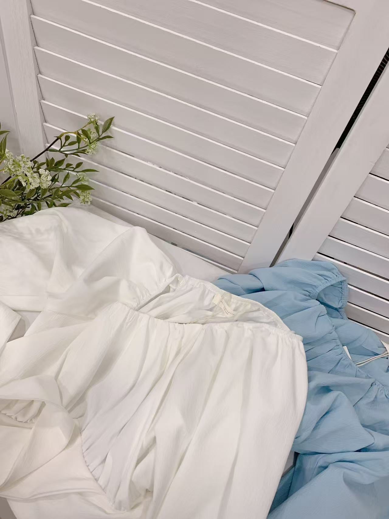 HELLO MILK TEE- 86085 方領上衣