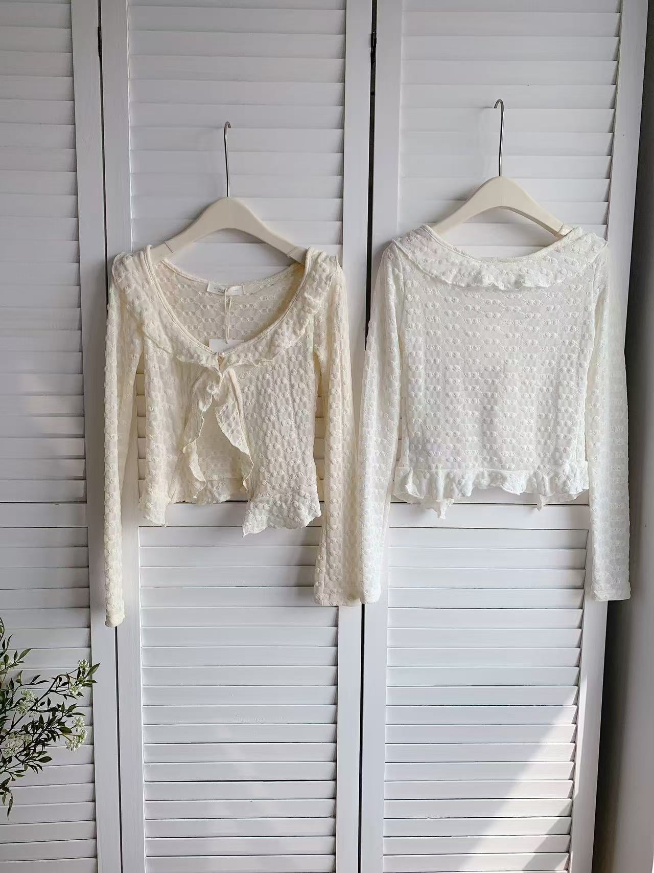 HELLO MILK TEE- 86131 長袖小衫