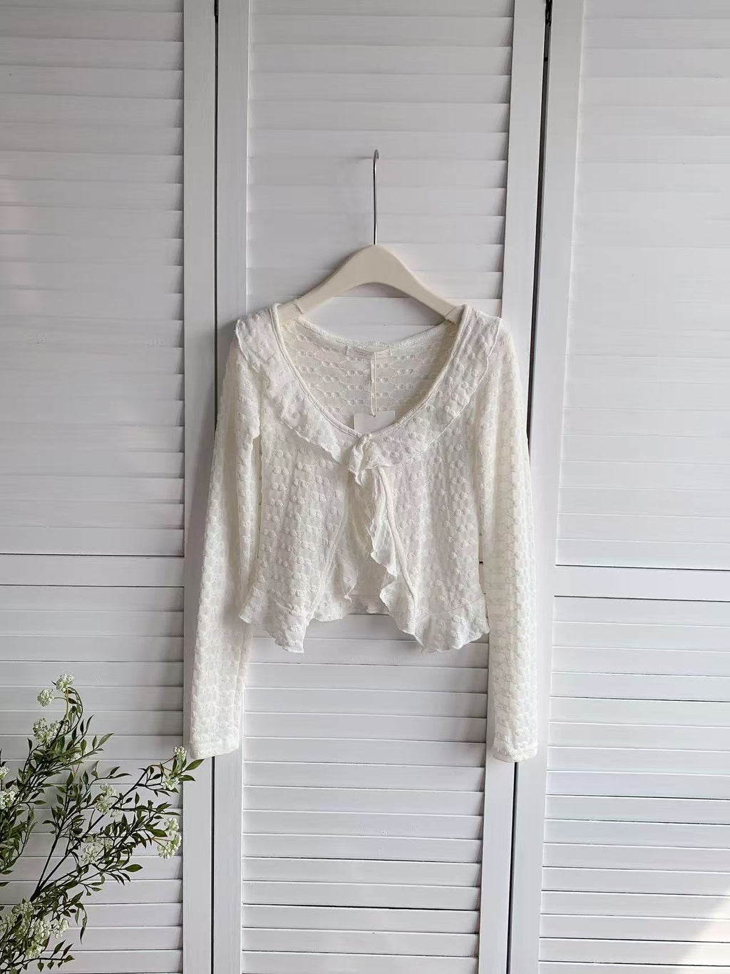 HELLO MILK TEE- 86131 長袖小衫