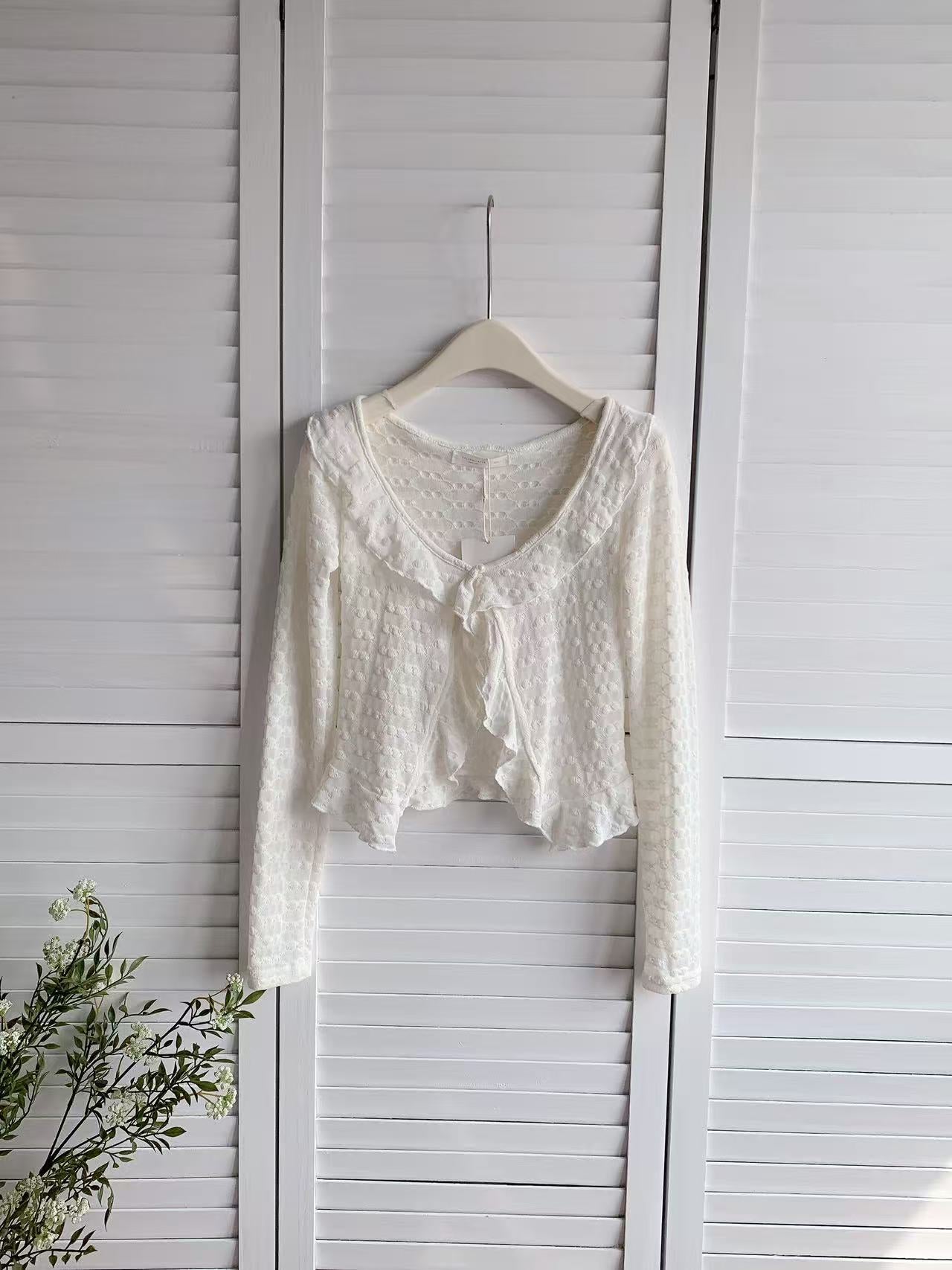 HELLO MILK TEE- 86131 長袖小衫