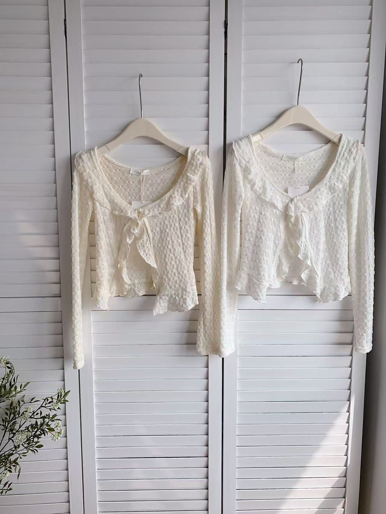 HELLO MILK TEE- 86131 長袖小衫