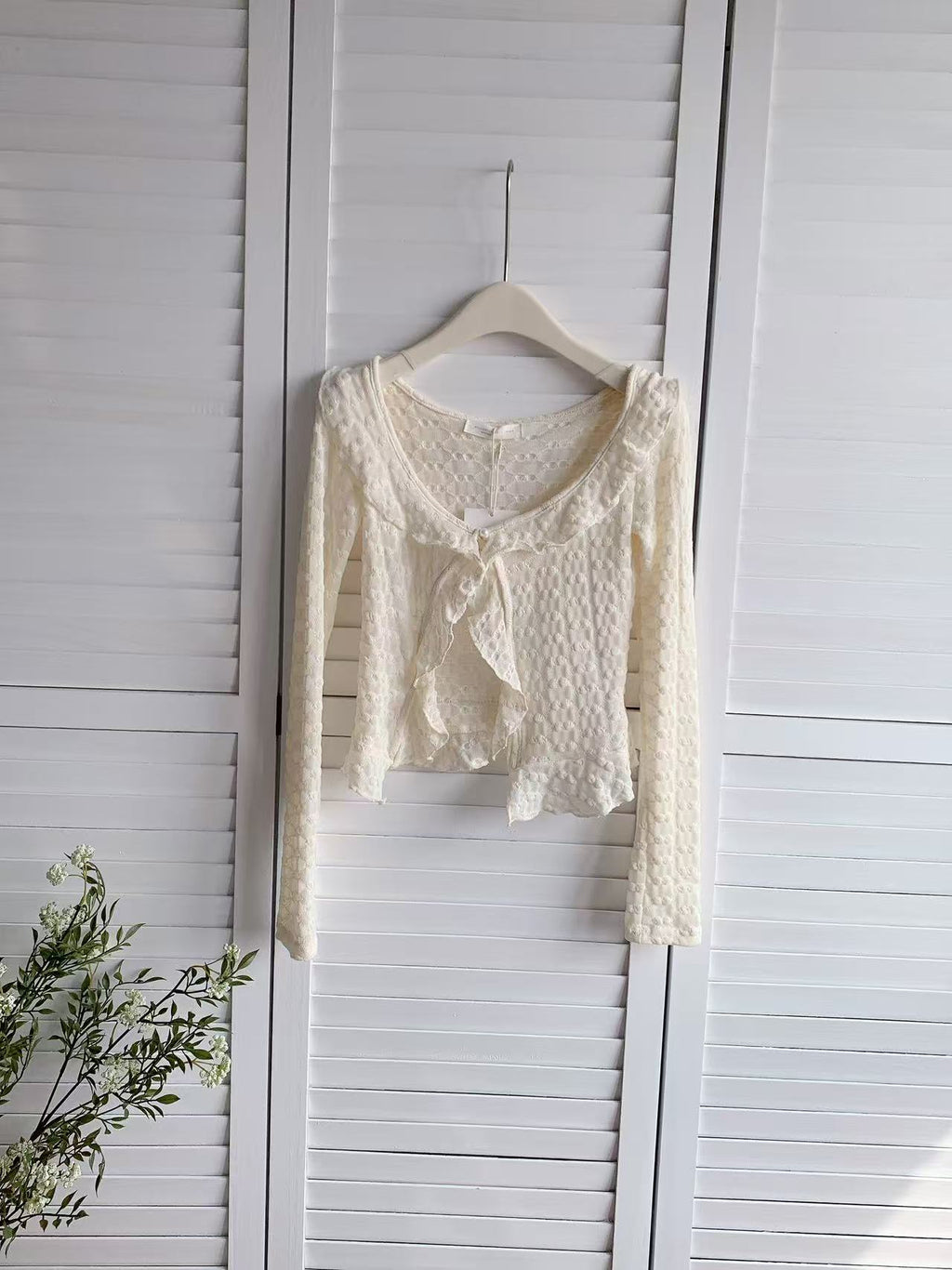 HELLO MILK TEE- 86131 長袖小衫