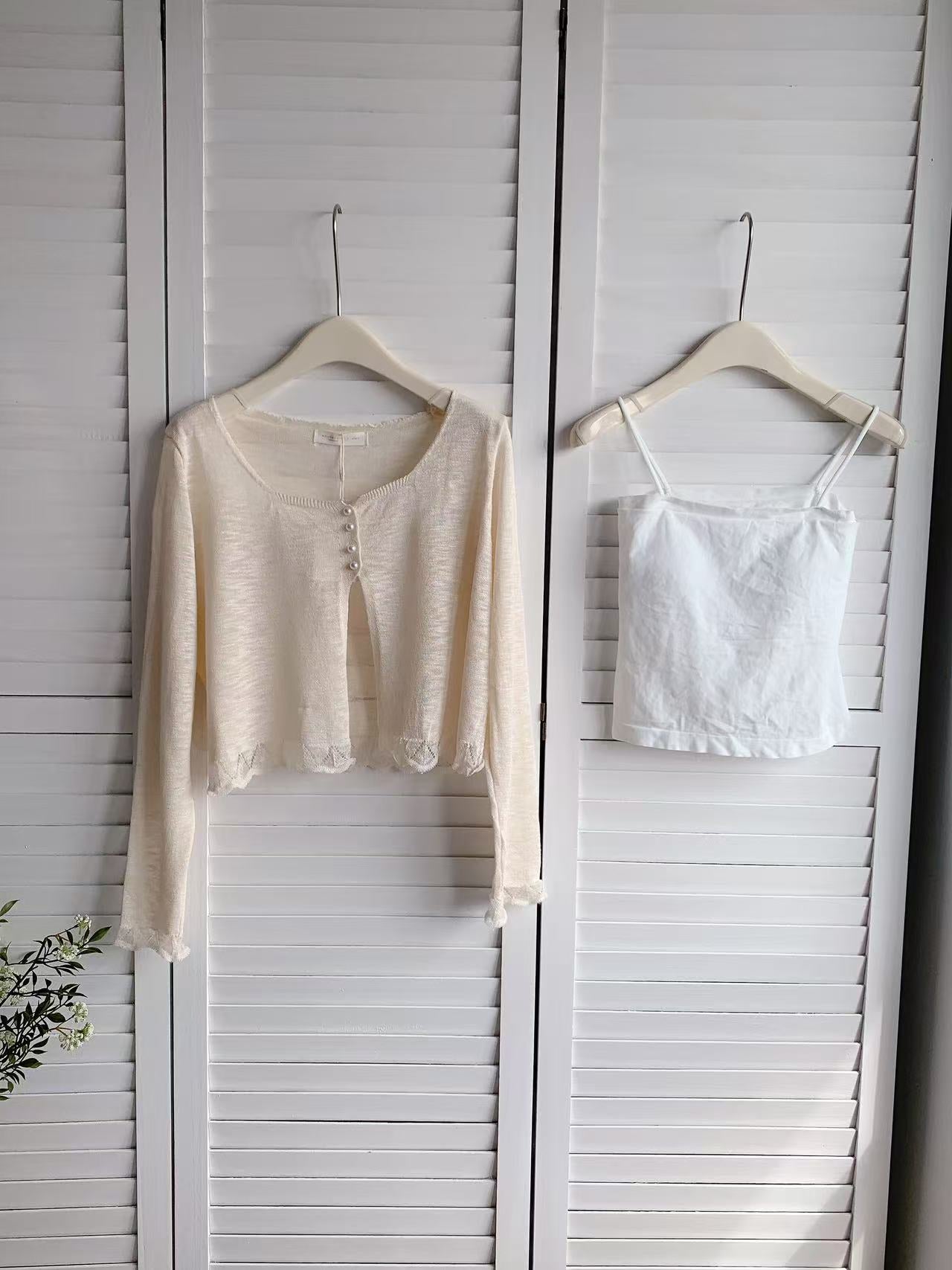 HELLO MILK TEE- 86186 韓系套裝