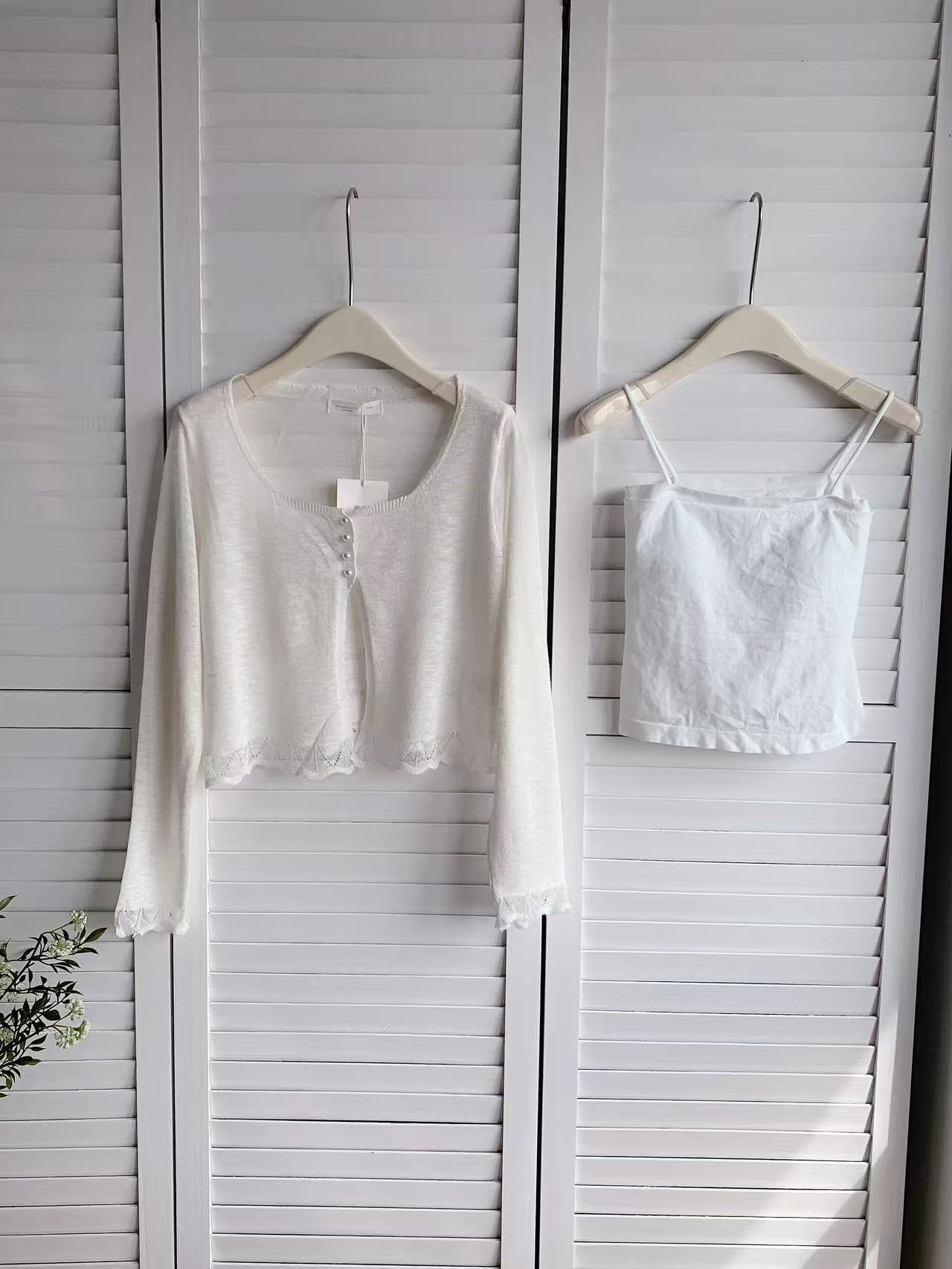 HELLO MILK TEE- 86186 韓系套裝