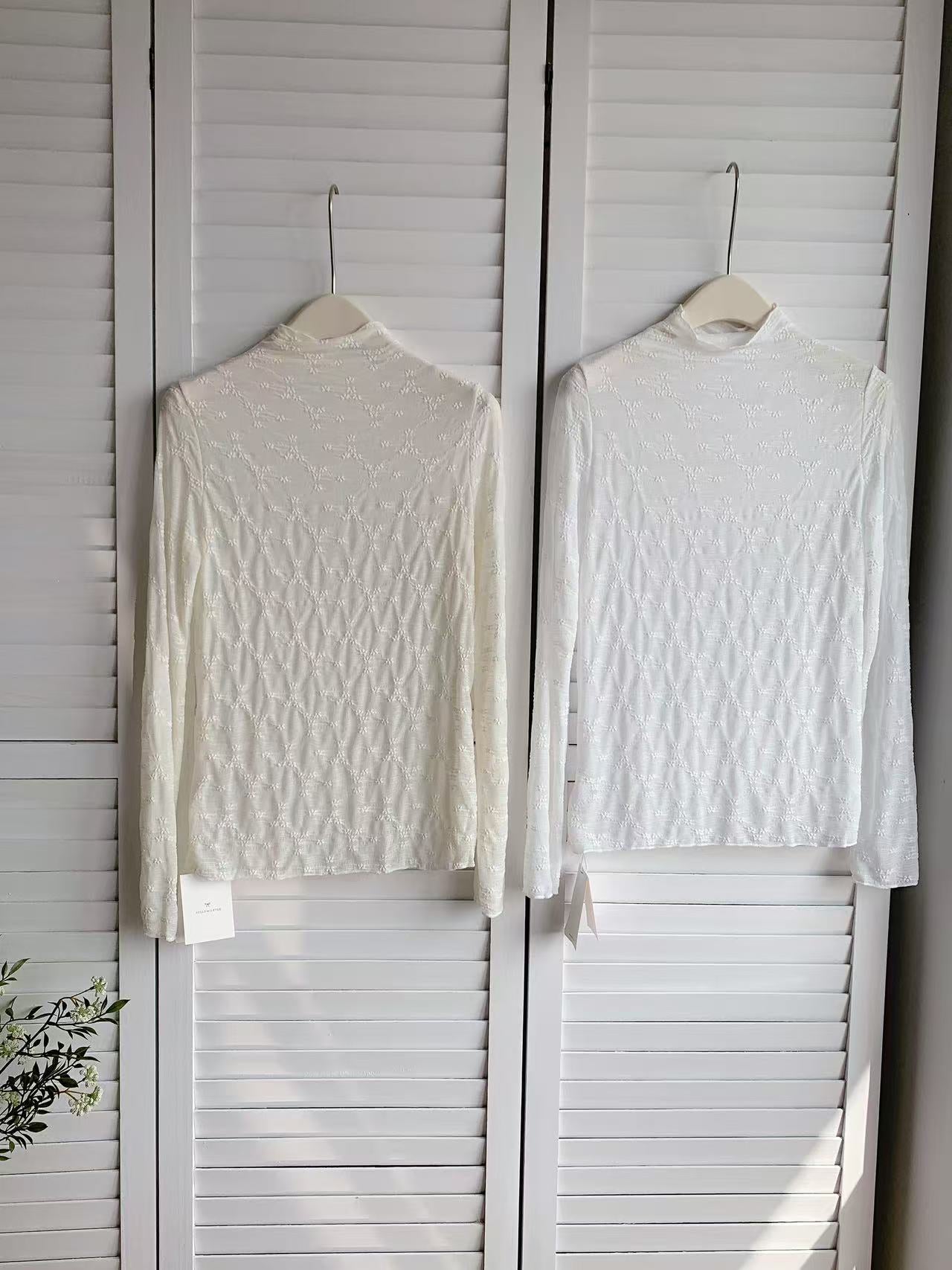 HELLO MILK TEE- 86190 高領上衣