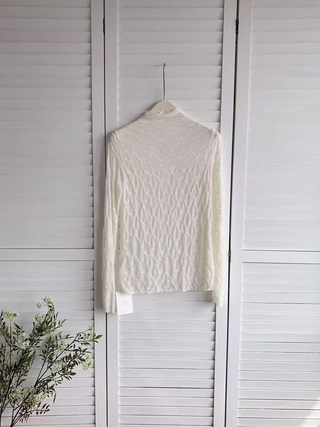 HELLO MILK TEE- 86190 高領上衣