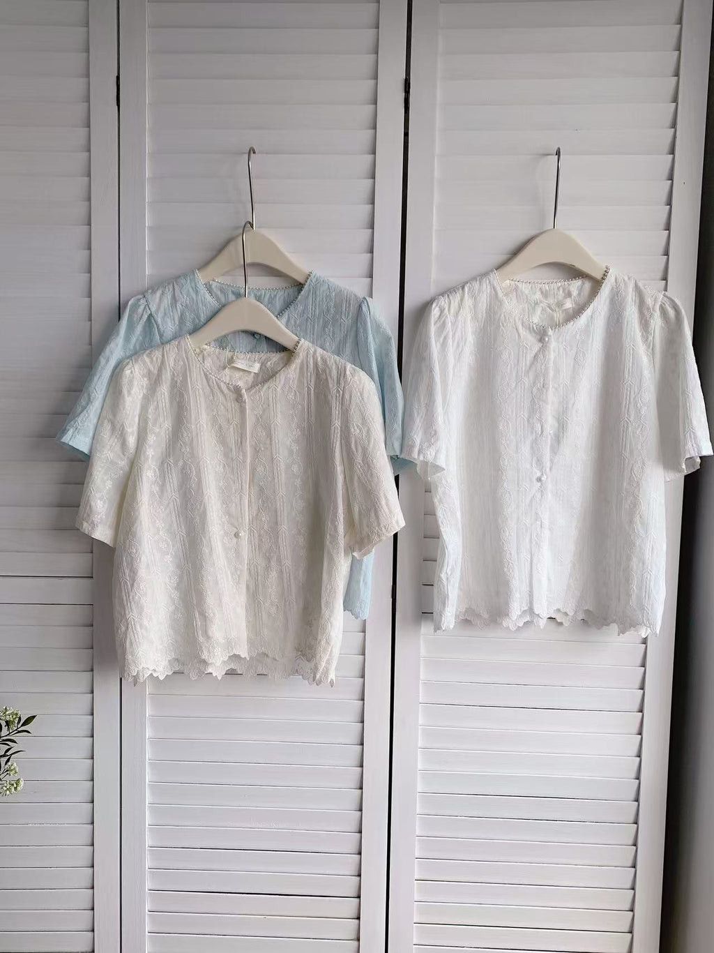 HELLO MILK TEE- 86094 圓領上衣