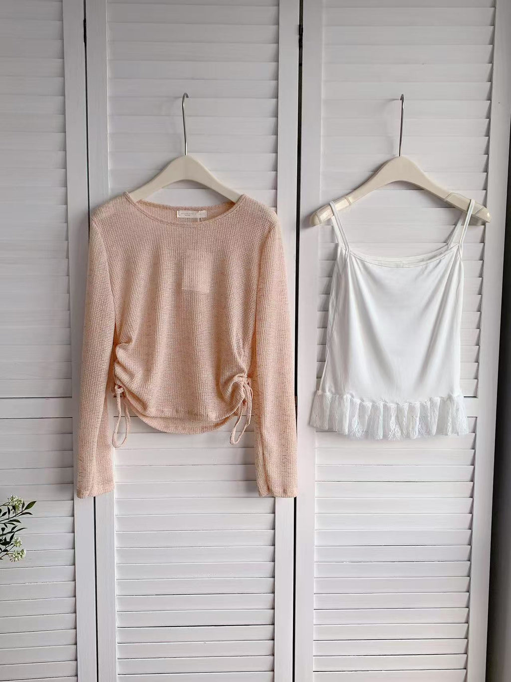 HELLO MILK TEE- 86166 韓系套裝