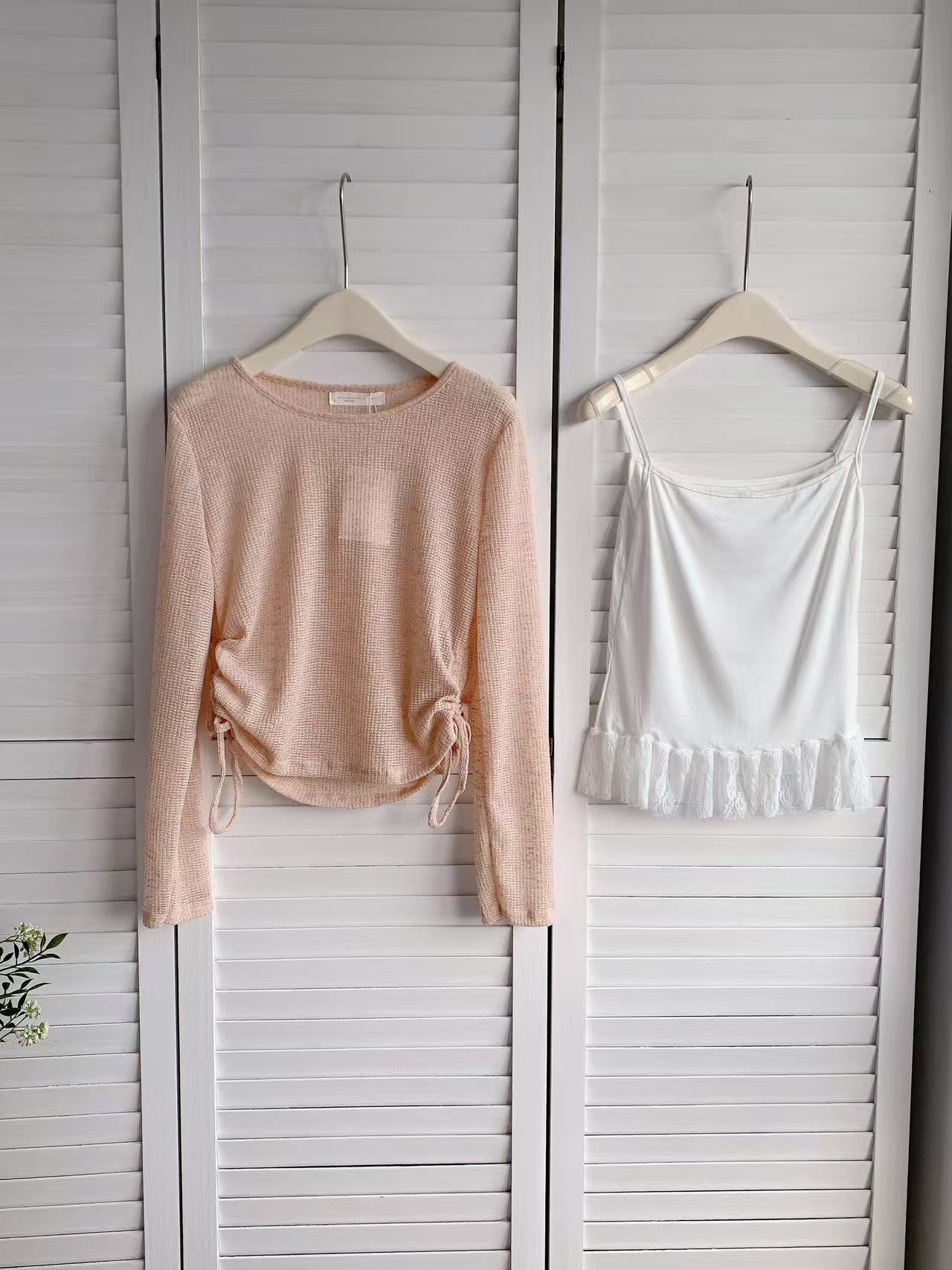 HELLO MILK TEE- 86166 韓系套裝