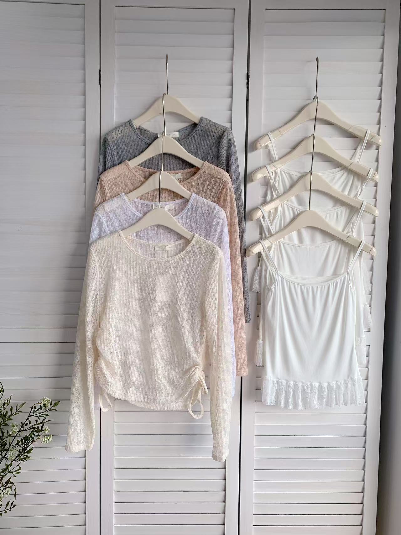 HELLO MILK TEE- 86166 韓系套裝