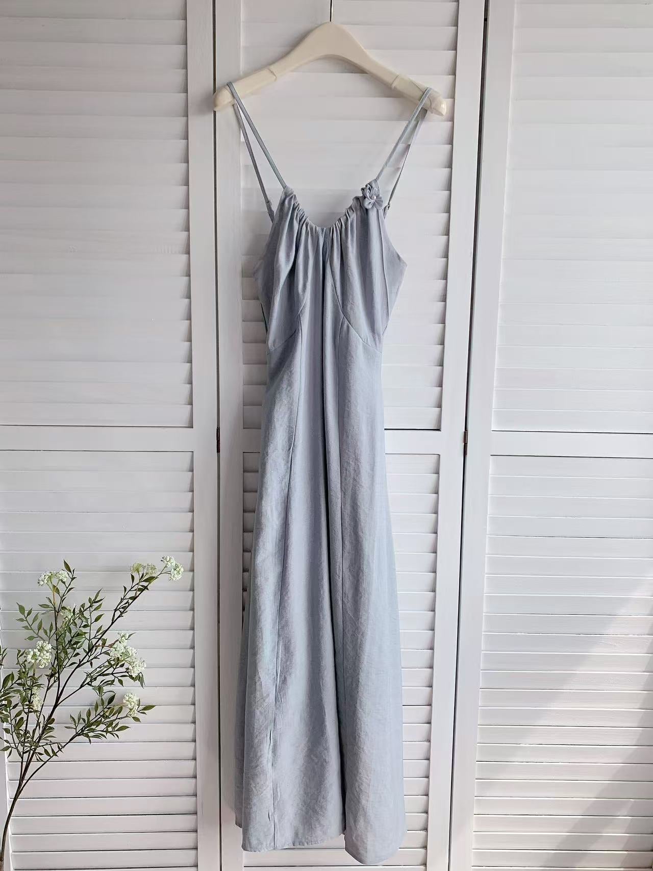 HELLO MILK TEE- 86133 吊帶連裙