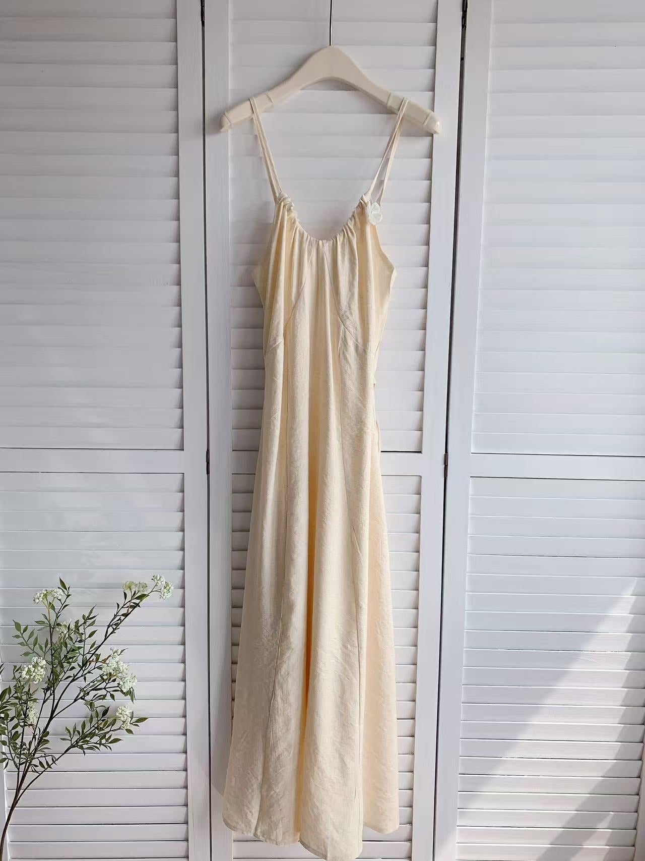 HELLO MILK TEE- 86133 吊帶連裙