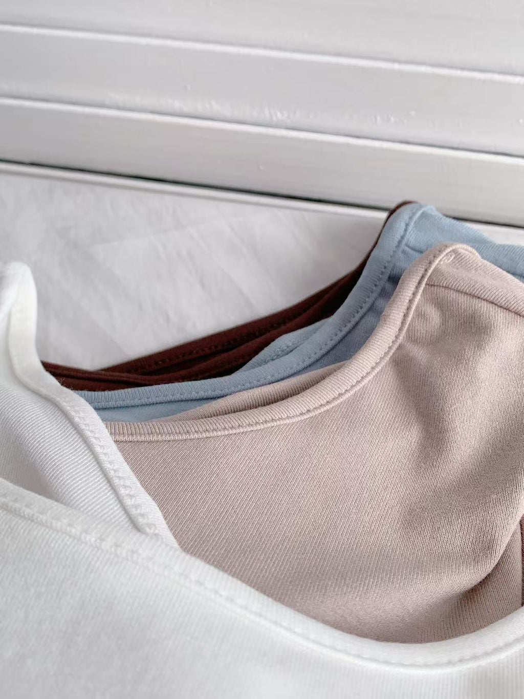 HELLO MILK TEE- 86016 背扭結有墊上衣