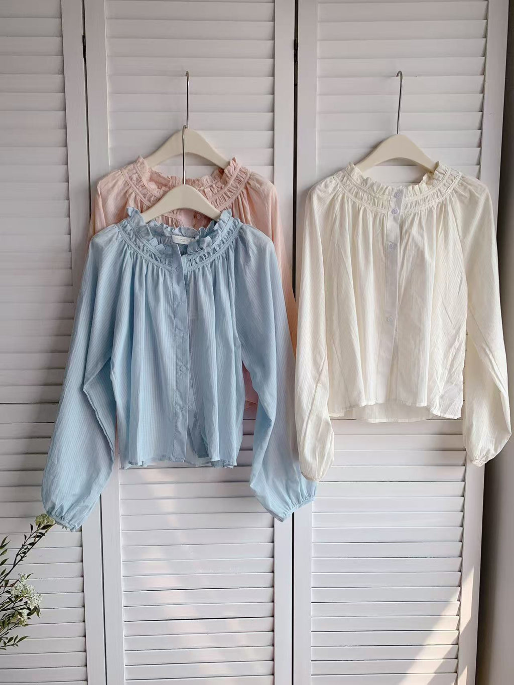 HELLO MILK TEE- 86175 薄款襯衫