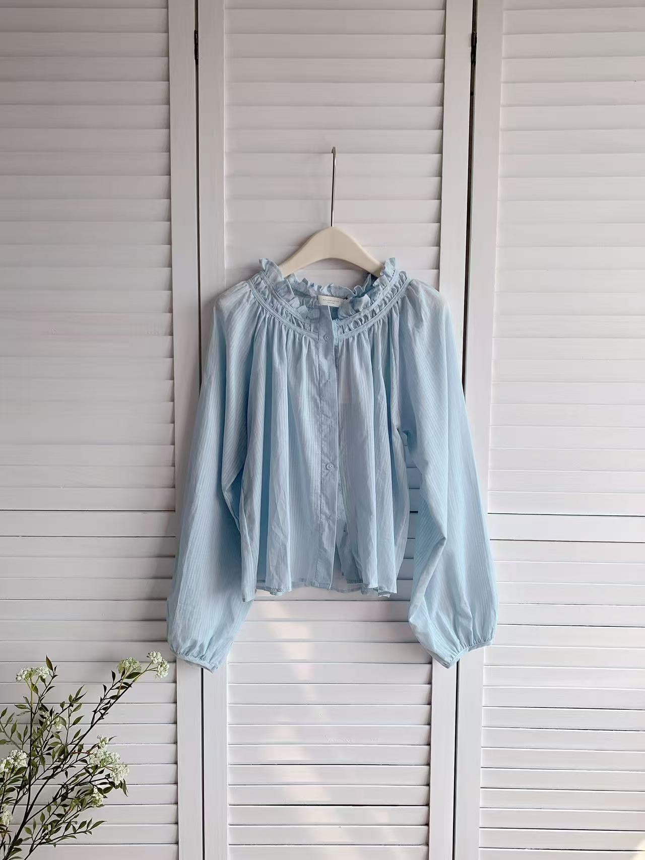 HELLO MILK TEE- 86175 薄款襯衫