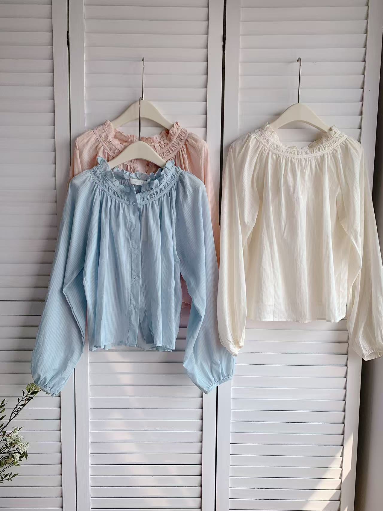 HELLO MILK TEE- 86175 薄款襯衫