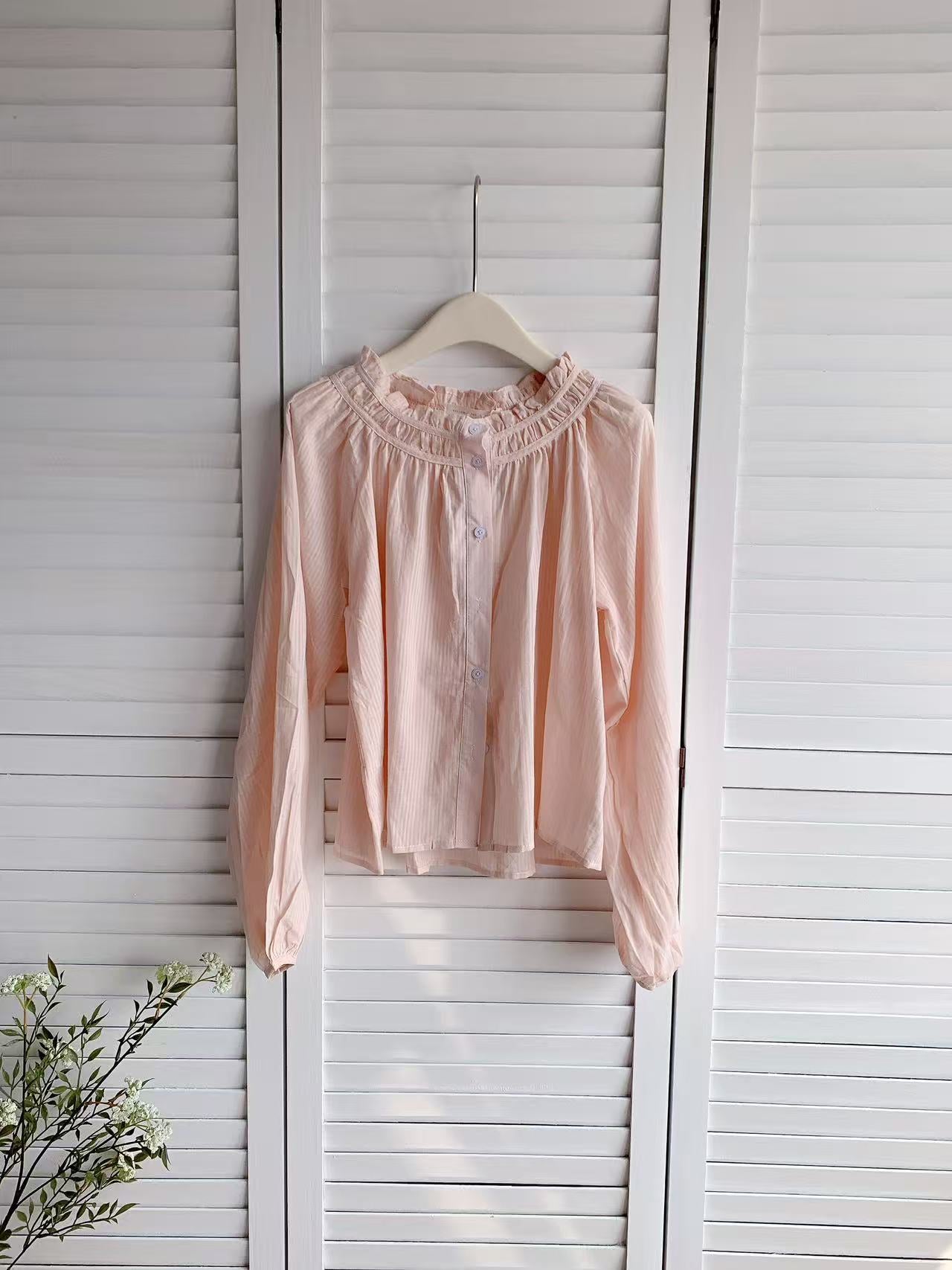 HELLO MILK TEE- 86175 薄款襯衫