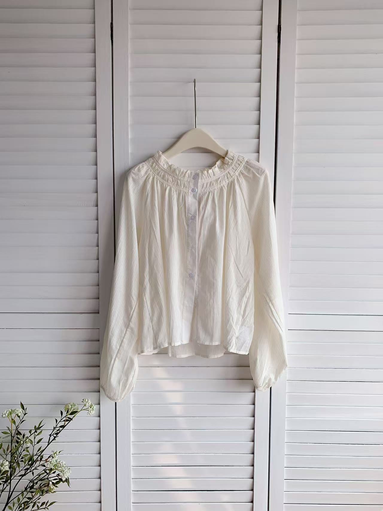 HELLO MILK TEE- 86175 薄款襯衫