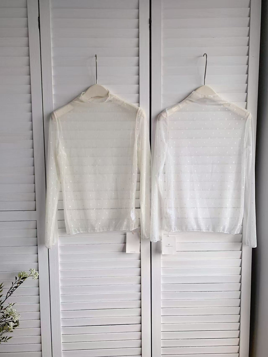 HELLO MILK TEE- 86194 半高領上衣