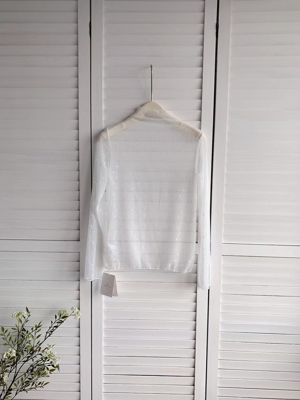 HELLO MILK TEE- 86194 半高領上衣