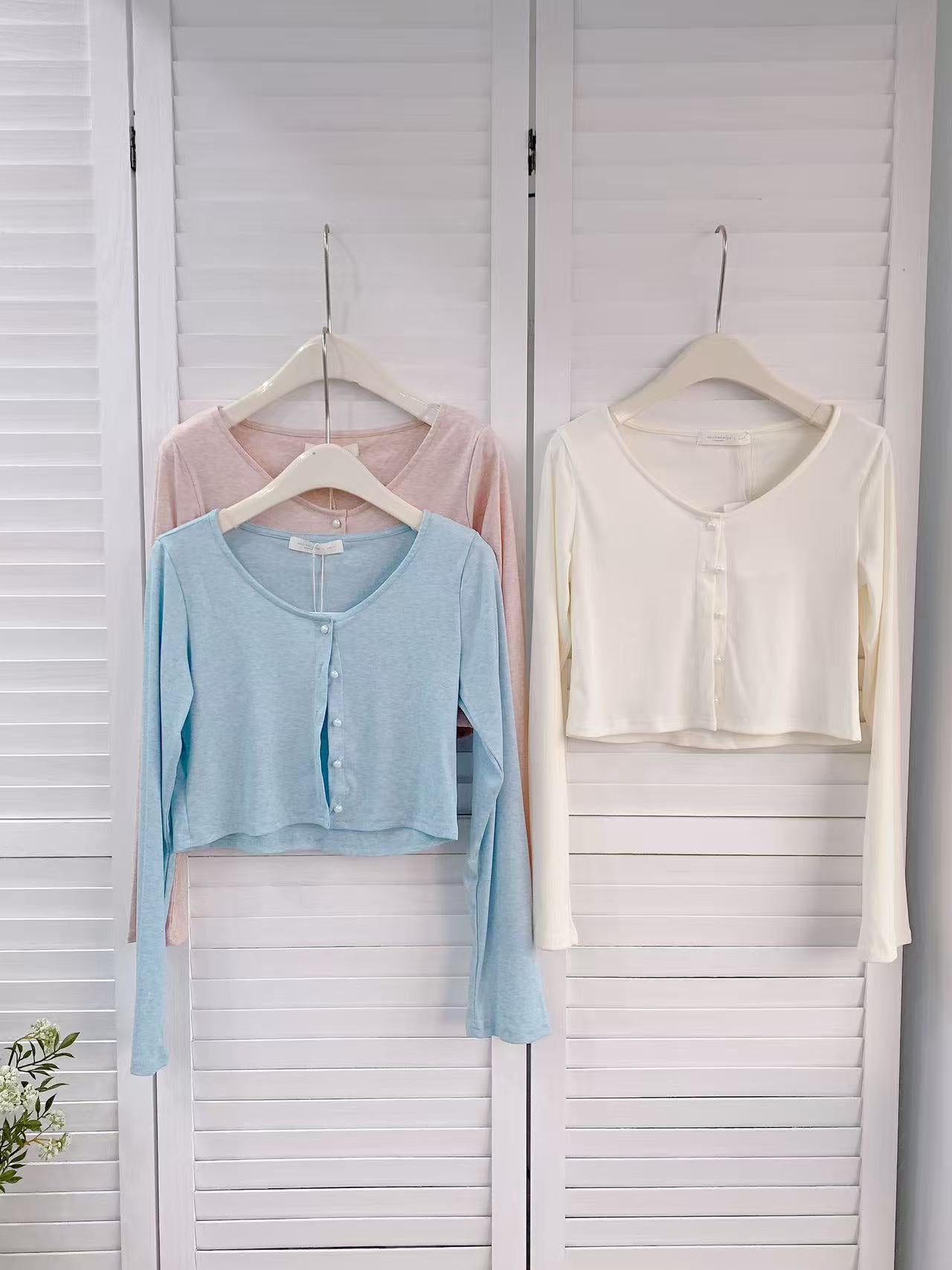 HELLO MILK TEE- 86139 短款小衫